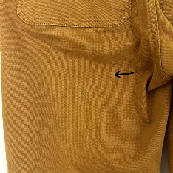 EVERLANE Cropped Straight Pants 4 Reg High Rise Golden Brown Casual B4 - Picture 7 of 7